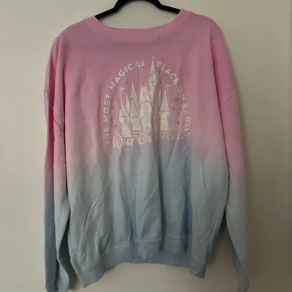 Disney Magical Pink and Blue Sweater - Picture 1 of 4